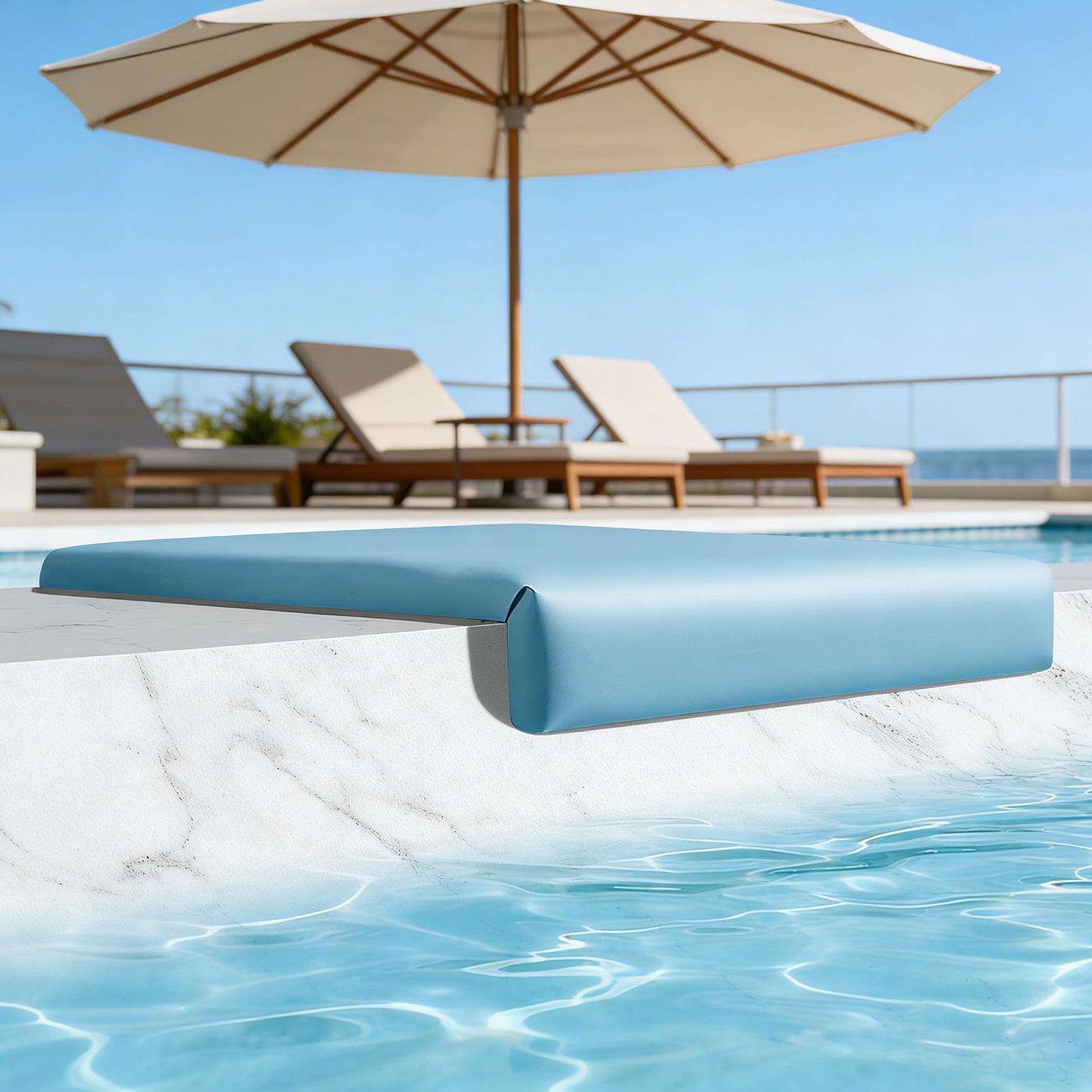 Outdoor Furniture Bench - Cadeira de Piscina Portátil Lakeside, Almofada
