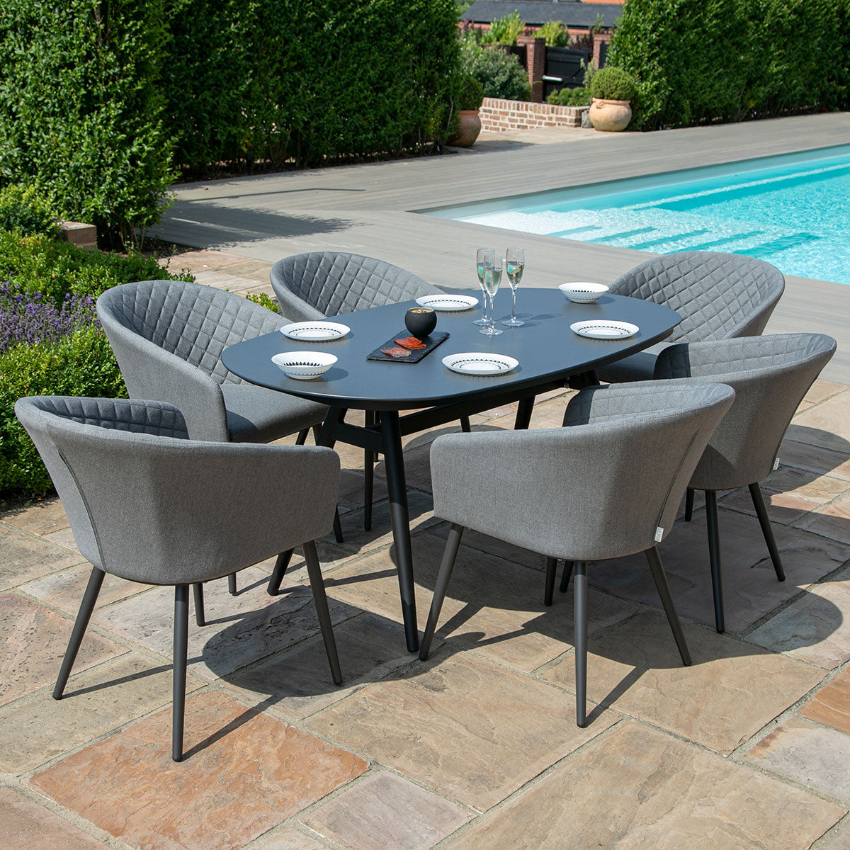Outdoor Furniture Dining Set - Conjunto de jantar moderno e simples