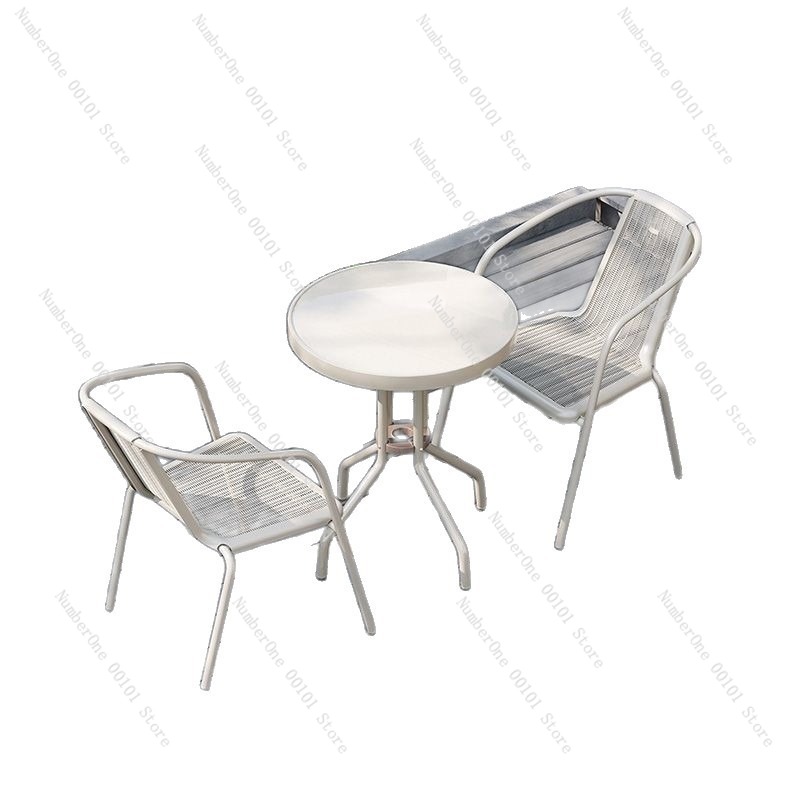 Outdoor Furniture Dining Set - Conjunto de Mesa Dobrável para Varanda