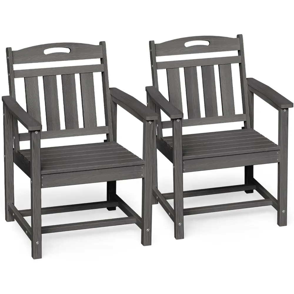 Outdoor Furniture Dining Set - Conjunto de 2 Cadeiras de Jantar