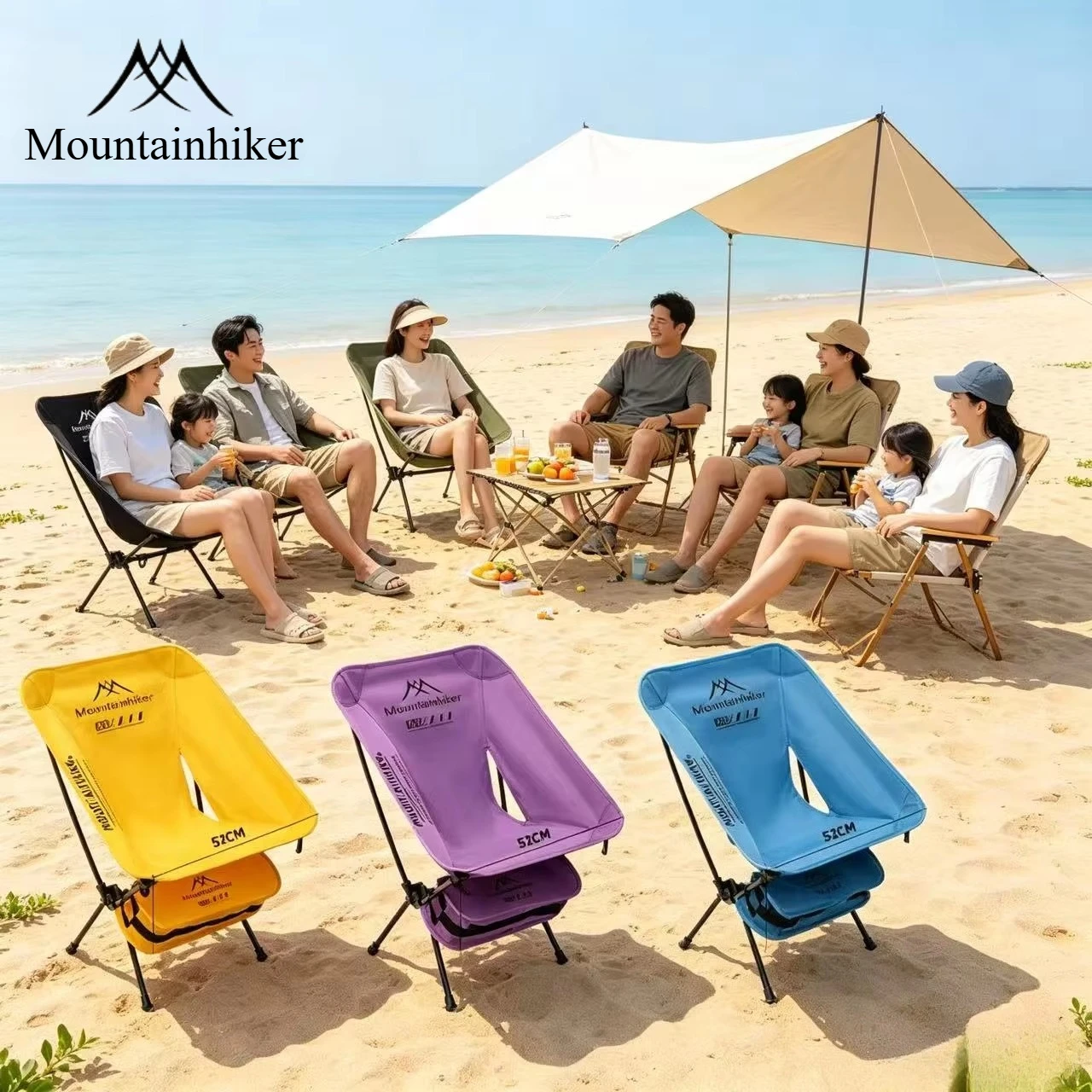 Outdoor Furniture Bench - Cadeira Dobrável Ultra Leve em Liga
