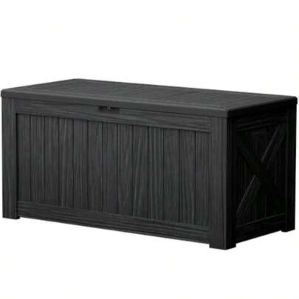 Outdoor Furniture Bench - Caixa de Armazenamento Externa de 120