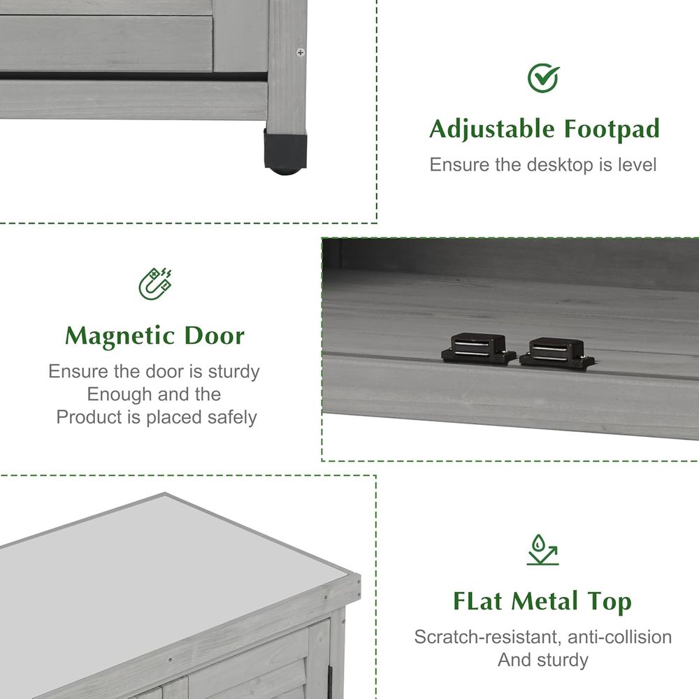 Armário de Armazenamento Exter - Outdoor Furniture Bench avaliação e preço