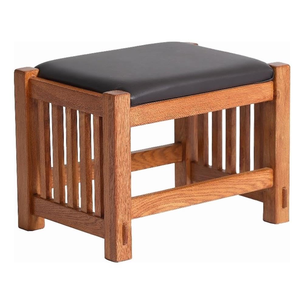 Puff de Madeira Mission Oak co - Outdoor Furniture Vintage avaliação e preço