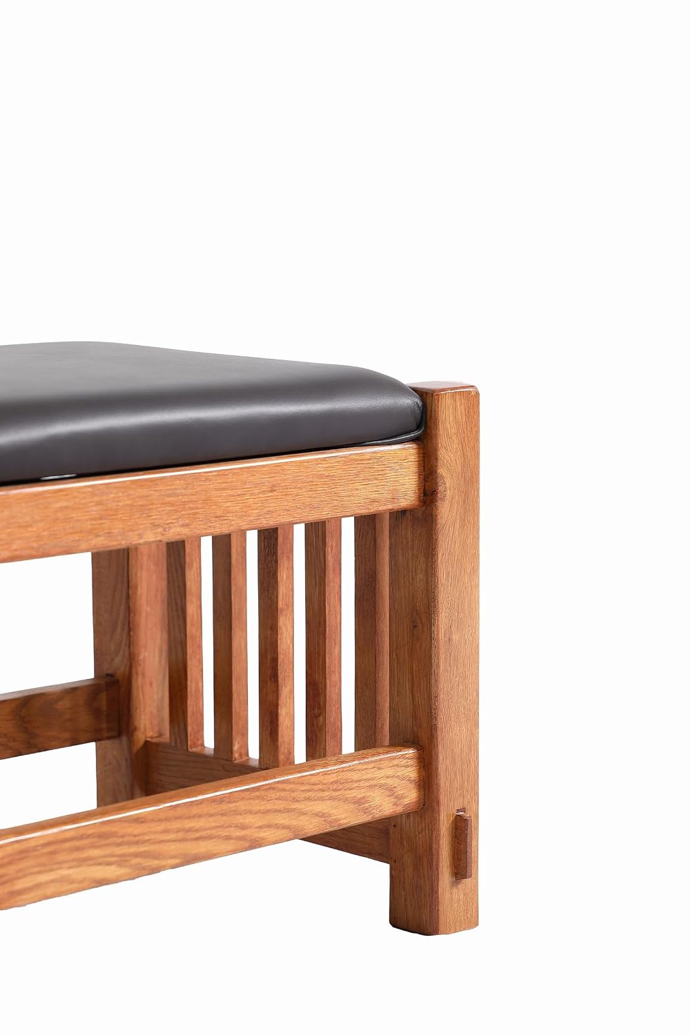 Puff de Madeira Mission Oak co - Outdoor Furniture Vintage avaliação e preço