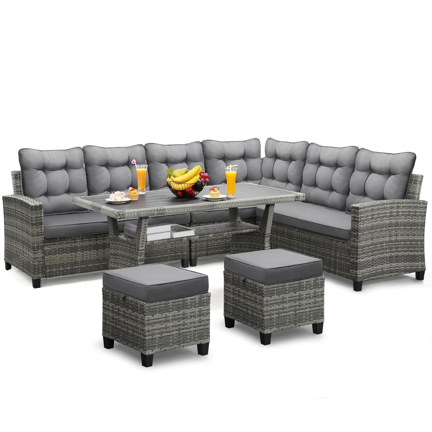 Conjunto de móveis para pátio  - Outdoor Furniture Dining Set avaliação e preço
