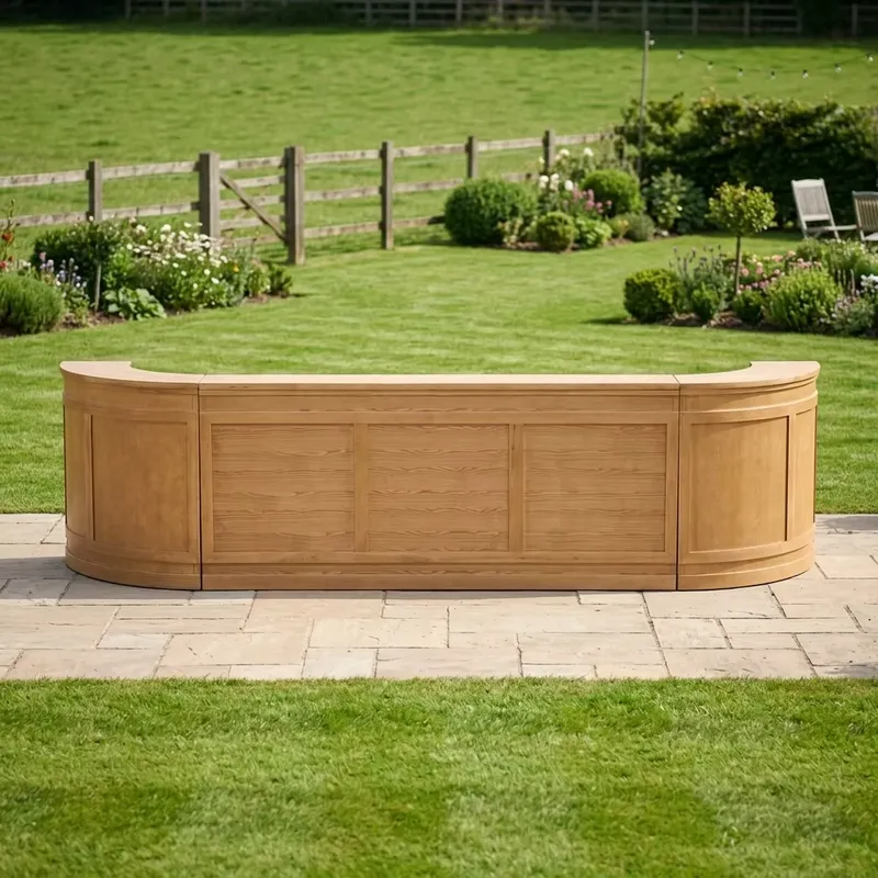 Mesa de Bar Externa de Madeira - Outdoor Furniture Easy To Clean avaliação e preço