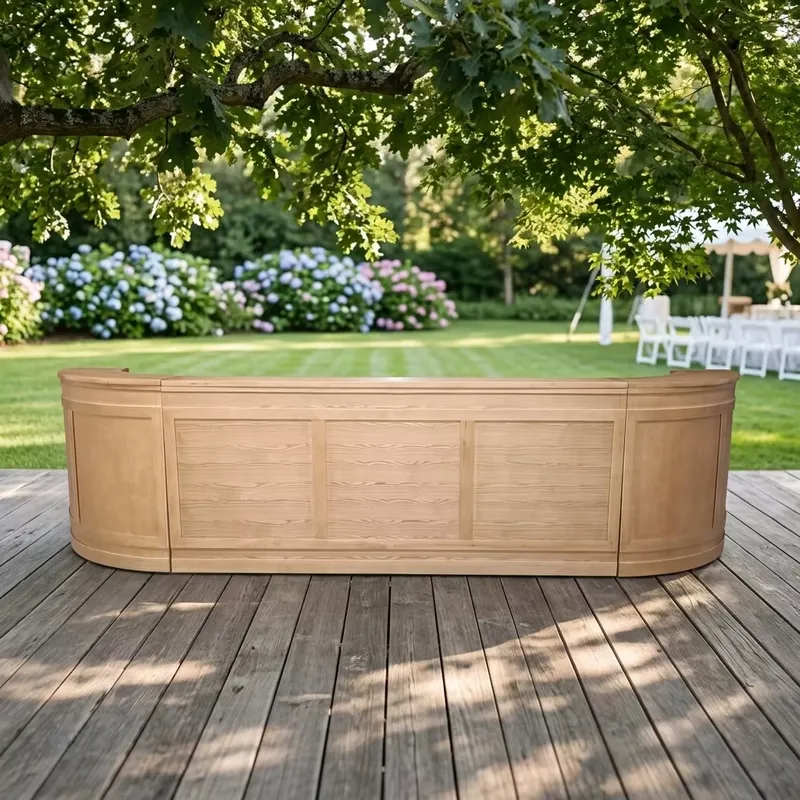 Mesa de Bar Externa de Madeira - Outdoor Furniture Easy To Clean avaliação e preço