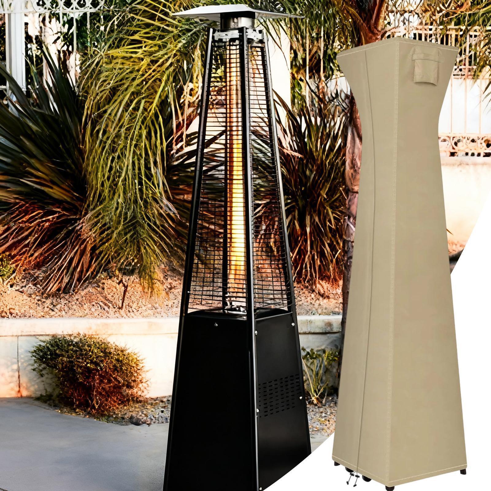 Pirâmide pátio aquecedor capa  - Patio Heater Standing avaliação e preço