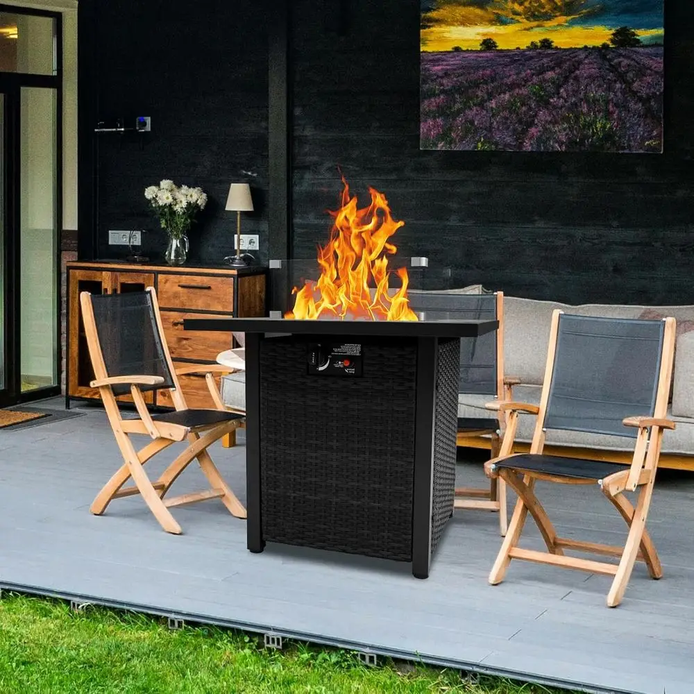 Conjunto de Móveis de Pátio em - Outdoor Furniture Fire Table avaliação e preço