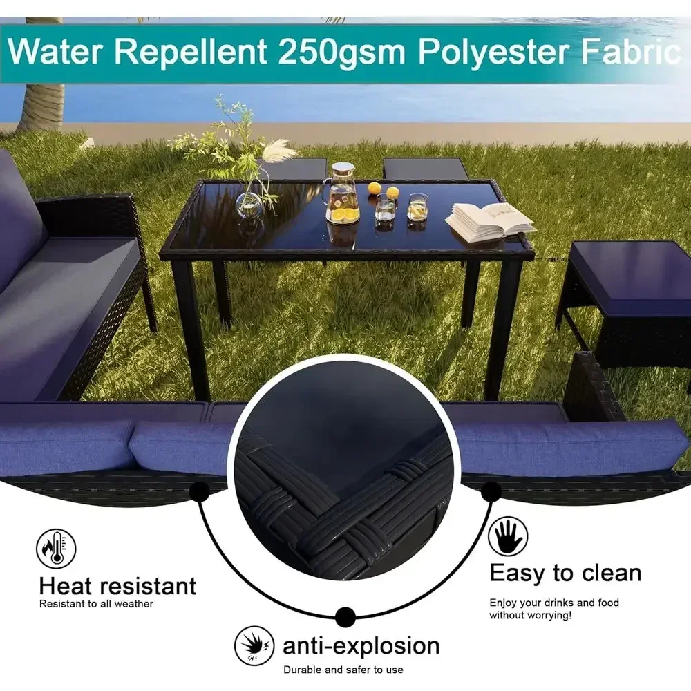 Conjunto de Móveis para Pátio  - Outdoor Furniture Dining Set avaliação e preço