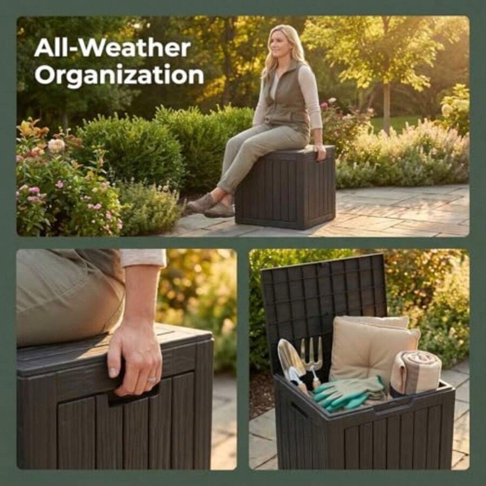 Caixa de Armazenamento Externa - Outdoor Furniture Bench avaliação e preço