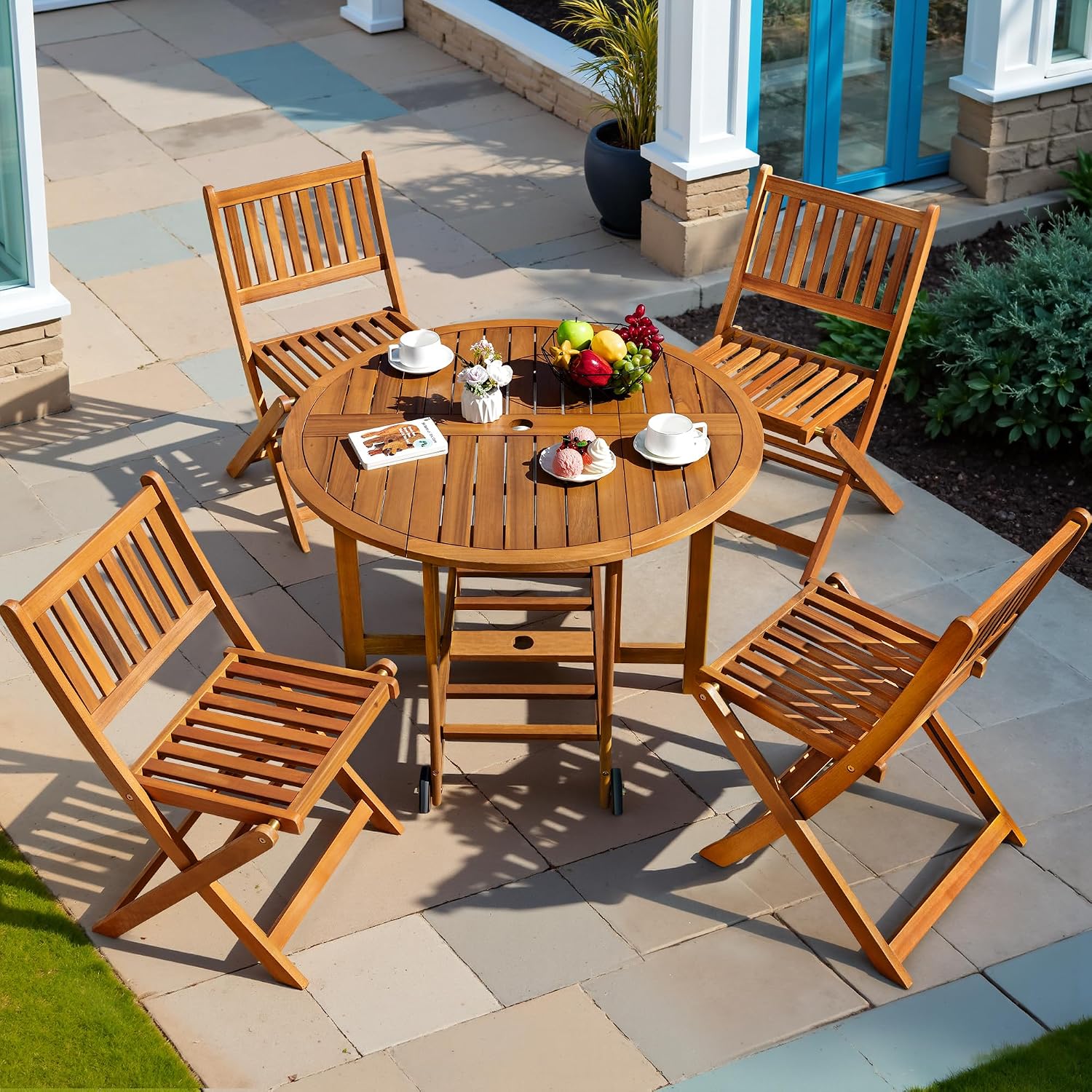 Conjunto de Móveis para Jantar - Outdoor Furniture Dining Set avaliação e preço