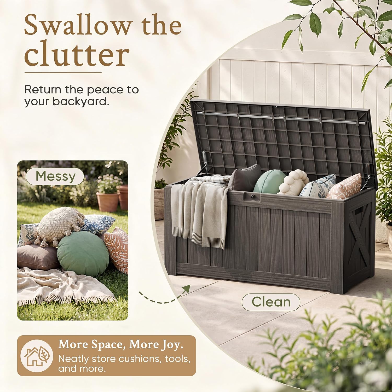 Armário de Armazenamento Exter - Outdoor Furniture Bench avaliação e preço
