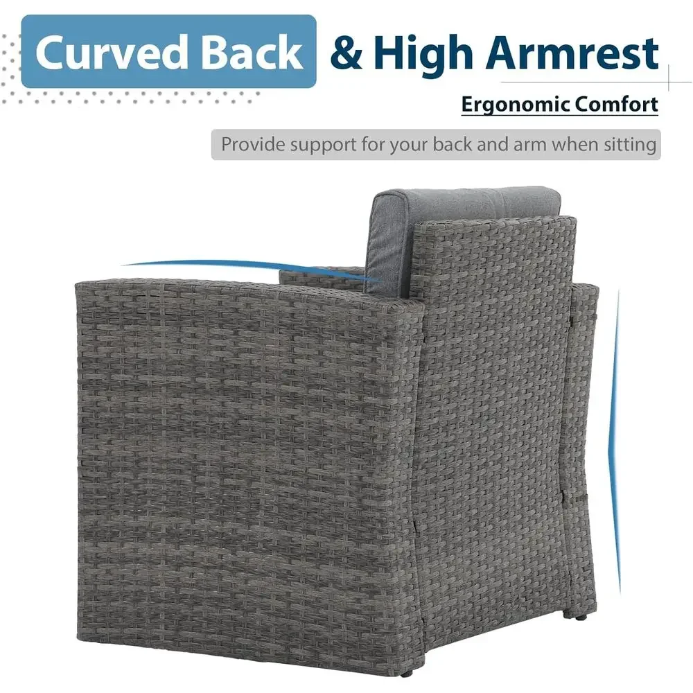 Conjunto de Móveis para Pátio  - Outdoor Furniture Fire Table avaliação e preço