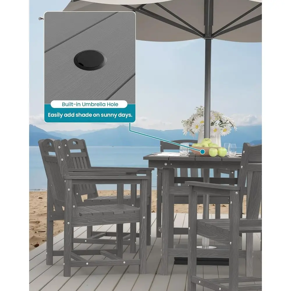 Conjunto de 2 Cadeiras de Jant - Outdoor Furniture Dining Set avaliação e preço