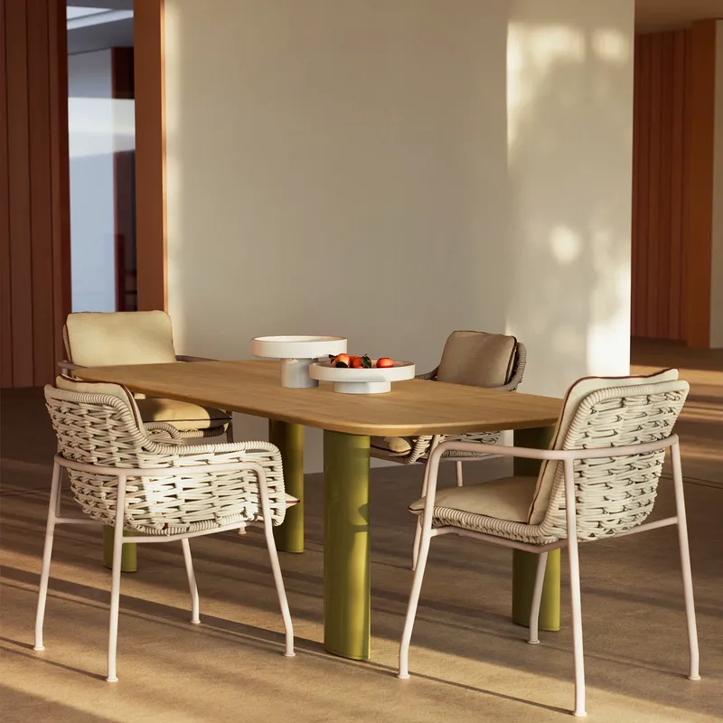 Conjunto de Mesa e Cadeiras de - Outdoor Furniture Dining Set avaliação e preço
