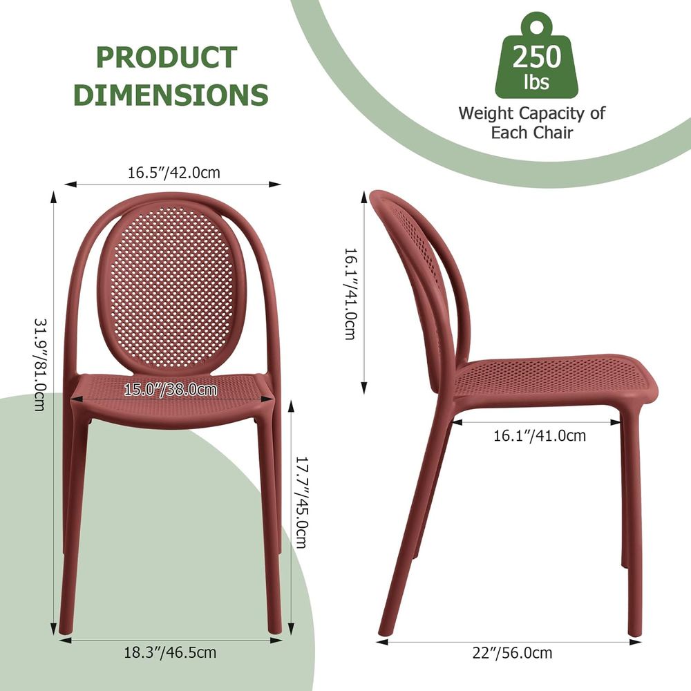 Conjunto de 6 Cadeiras de Jant - Outdoor Furniture Dining Set avaliação e preço