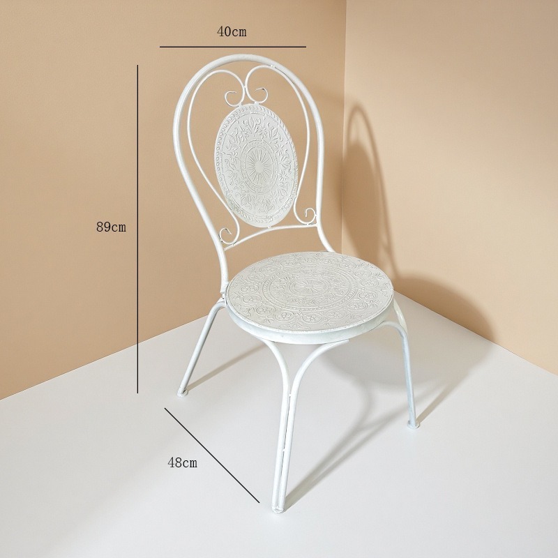 Mesa redonda pequena de ferro  - Outdoor Furniture Vintage avaliação e preço