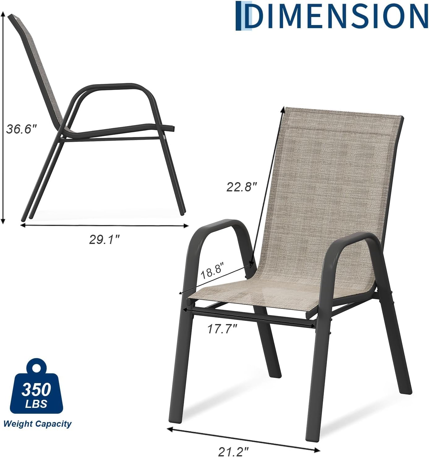 Conjunto de 4 Cadeiras de Jant - Outdoor Furniture Dining Set avaliação e preço