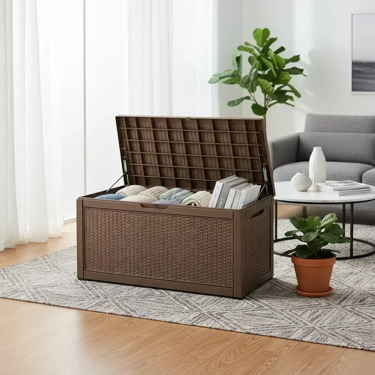 Grande Banco de Armazenamento  - Outdoor Furniture Bench avaliação e preço