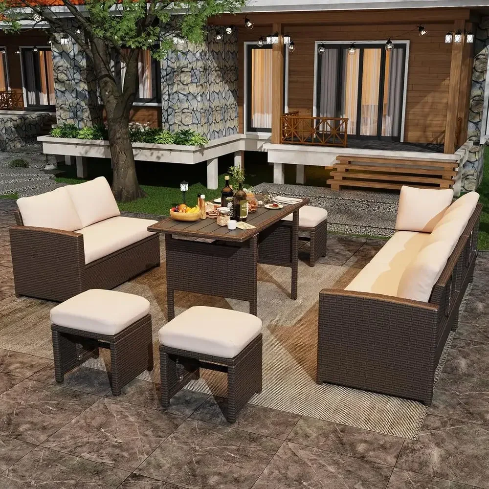 Conjunto de Móveis para Pátio  - Outdoor Furniture Dining Set avaliação e preço