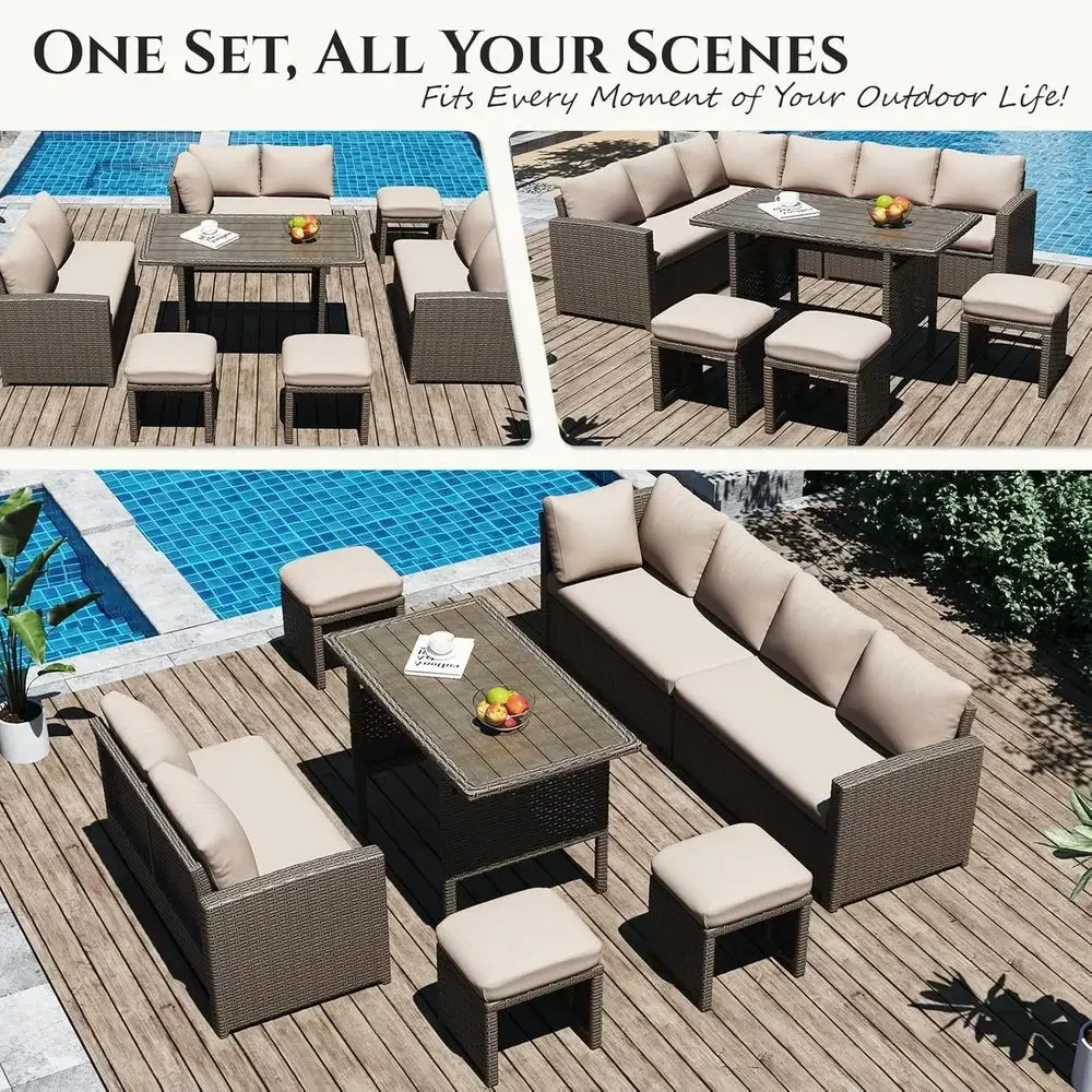 Conjunto de Móveis para Pátio  - Outdoor Furniture Dining Set avaliação e preço