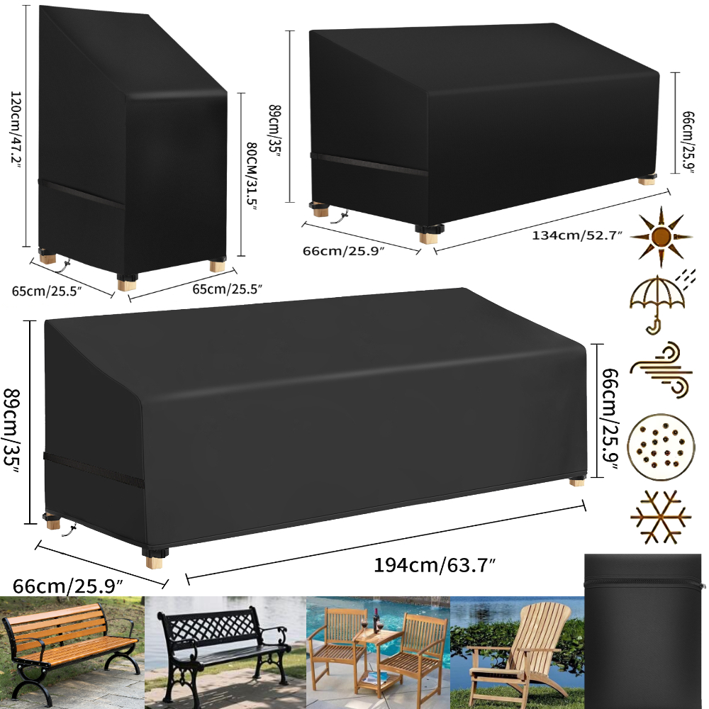 Capas Protetoras Impermeáveis  - Outdoor Furniture Bench avaliação e preço