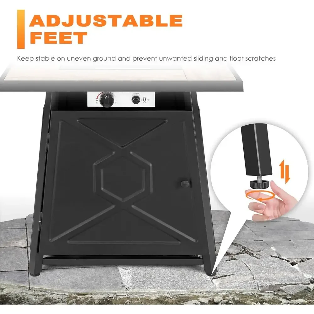 Conjunto de Móveis para Pátio  - Outdoor Furniture Fire Table avaliação e preço